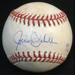 Rocco Baldelli Game-Used Fleer Legacy 9/12 Autographed Baseball