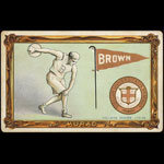 Murad T6 Brown University Discus Throw Cabinet Card