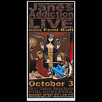 David Crosland and Jeff Wood - Drowning Creek Jane's Addiction Handbill