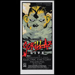 Jeff Wood and Jason Goad - Drowning Creek Gorillaz Handbill