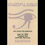 Grateful Dead 6/15/1993 Backstage Pass