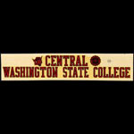 Central Washington State College Decal