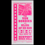 The Von Bondies Melissa Auf Der Maur Poster 2004 Newport Music Hall Mike  Martin