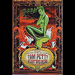 Tom Petty And The Heartbreakers (green) 1997 Fillmore F253 Poster