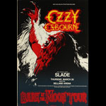 Ozzy Osbourne Bark at the Moon Tour Poster
