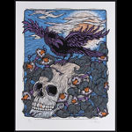 Gary Houston Flatstock 36 - Skull with Crow Art Print