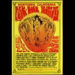 1969 Northern California Folk-Rock Festival Poster