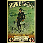 F. Appel Howe Bicycles and Tricycles Vintage Bicycle Advertisement Poster