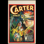 Carter The Great - The World's Weird Wonderful Wizard Magic Poster