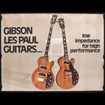 Gibson Les Paul Guitars Promo Poster