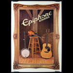 Epiphone Acoustics Guitar Banjo Mandolin Promo Poster