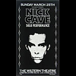 Mark London Nick Cave Poster