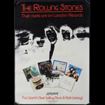 The Rolling Stones London Records Promo Poster