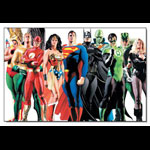 Alex Ross Justice League Painted Superhero Comic Poster