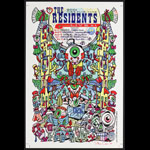 Steven Cerio The Residents Icky Flix Tour Uncut Proofsheet