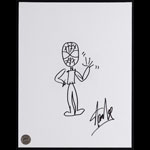 Stan Lee Stan Lee Signed Spider-Man Sketch