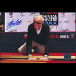 Stan Lee Handprint Ceremony at Chinese Theater Autographed Photo