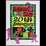 Rickshaw Stop 20th Anniversary Poster