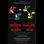 Lincoln Cushing Pete Seeger - Marcel Khalife - Ronnie Gilbert - Holly Near Poster