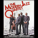 Modern Jazz Quartet - Three Windows Promo Poster - autographed