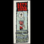 Steve Walters (Screwball Press) Let's Kill 1998 - Robbie Fulks Poster