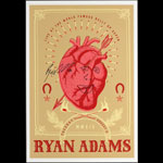 Scrojo Ryan Adams Autographed Poster