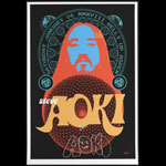 Scrojo Steve Aoki Autographed Poster