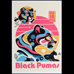 Scrojo Black Pumas Autographed Poster