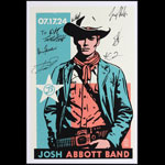 Scrojo Josh Abbott Band Autographed Poster