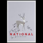 Scrojo The National Autographed Poster