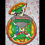 Teenage Mutant Ninja Turtles TMNT All Over Pizza Original Vintage T-Shirt