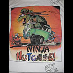 Teenage Mutant Ninja Turtles TMNT Ninja Nutcase! Steve Lavigne Signed Original Vintage T-Shirt