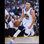 Stephen Curry Autographed Basketball Photo