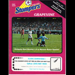 1978 Oakland Stompers vs Chicago Sting Soccer Program